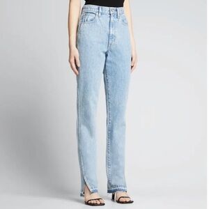 SLVRLAKE. NWOT Sierra Twisted Slim Straight Jeans w/ Splits Size 29